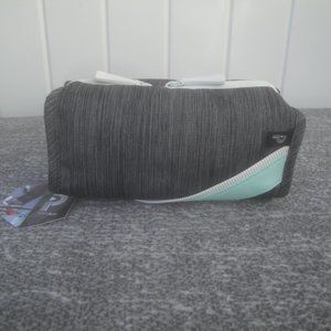 Porte Play Small Electronic and Beauty Organizer Gray Mint NEW with Tags